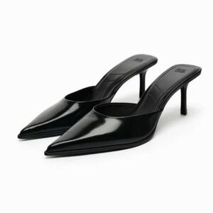 Zara Heeled Mules | Size EU 38